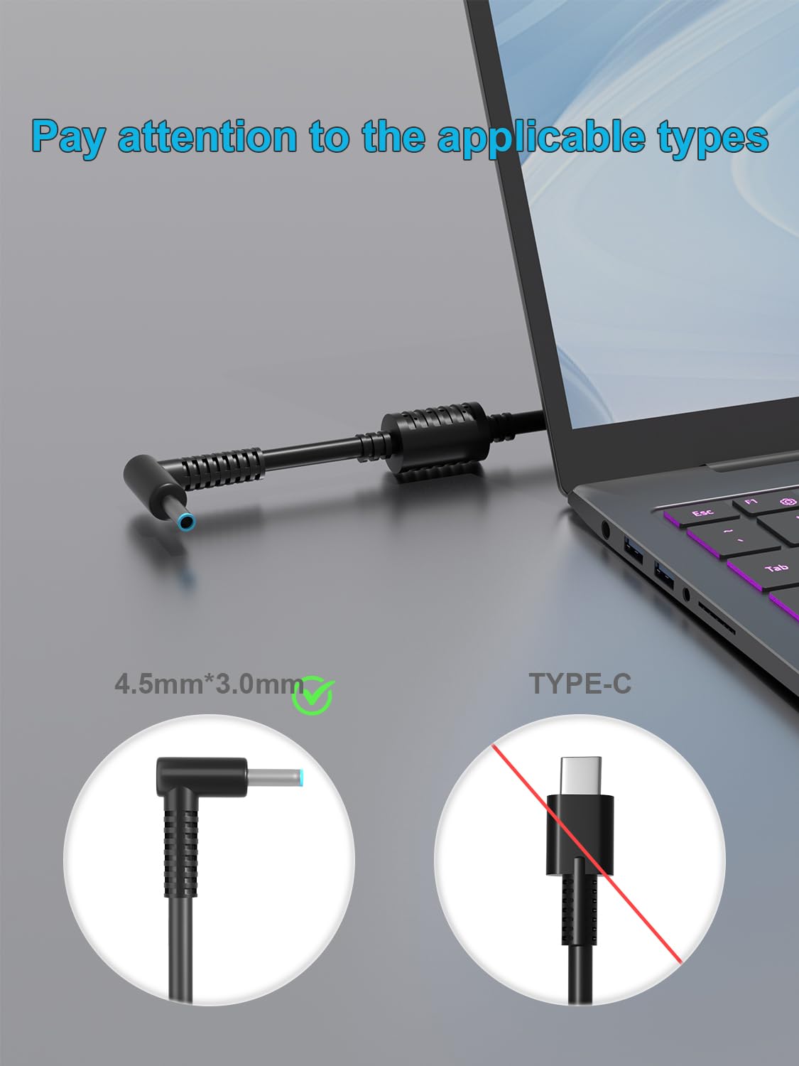 hp-14s-dk0（Riko Wardani） Amazon.com: VillaCool 45W Laptop Charger Compatible with HP